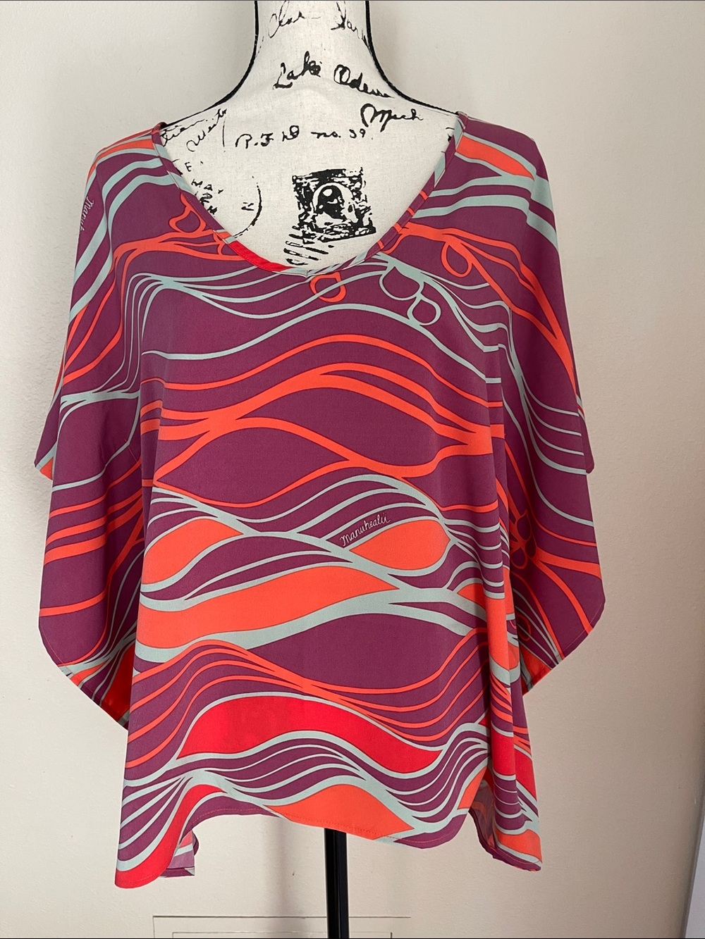 NWT Caftan Top Ka Ua Kanikoʻo Wild Orchid XS-S